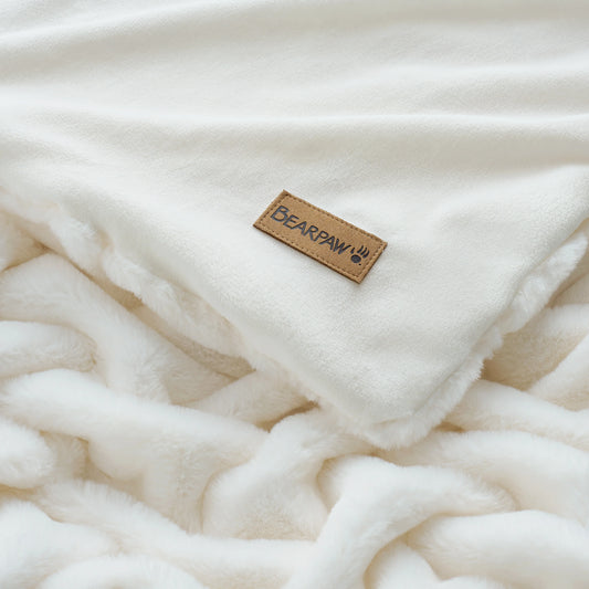 CLAIRE THROW IVORY